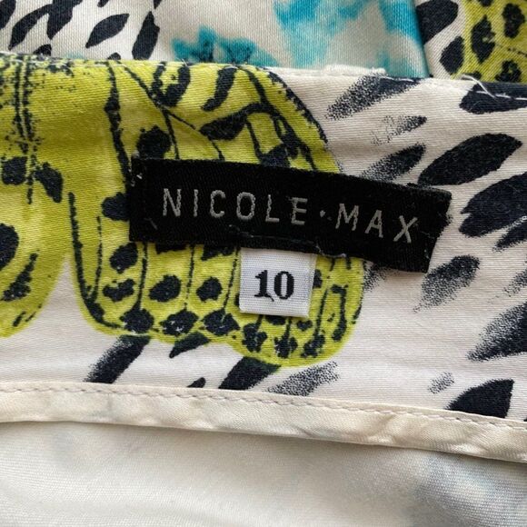 Nicole Max Casual Butterfly Pattern Summer Skirt SZ 10 - Picture 8 of 10